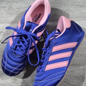 Adidas Taekwondo  LA Women's Blue and Pink Sneakers